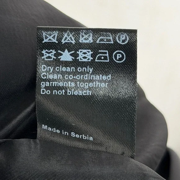 ME+EM Wool Blend Travel Tailoring Midi Skirt Black Pockets Size 2 US 6 UK - Picture 10 of 10